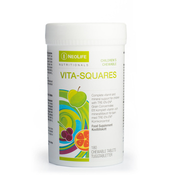 Vita-Squares, Children´s  Food supplement, chewable tablets